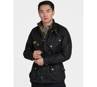 Barbour International Mens Original Wax Jacket - Black - Black - 32 Inch