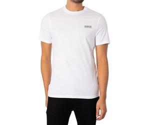Barbour International Men's Slim T-Shirt with Small Logo, White