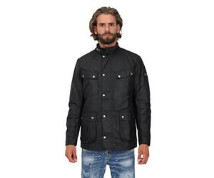 Barbour International Men's Waxed Duke Jacket Black M