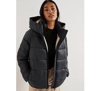 Barbour International Olivios Puffer Jacket, Black, Size 12, Women Black