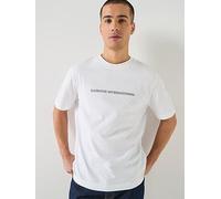 Barbour International Outline Motor Graphic Relaxed T-Shirt, White, Size 2Xl, Men White