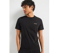 Barbour International Small Logo Slim Fit & Short Sleeve T-shirt, Black, Size M, Men Black
