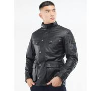 Men's Barbour International Men's Navy Tourer Duke Wax Jacket - Black - Size: 40/Regular