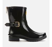 Barbour International Women's Mugello Biker Wellies - Black - UK 3