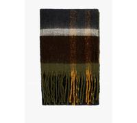 BARBOUR Isla Classic Tartan Boucle Scarf Size: One Size, Colour: Brow