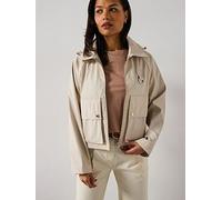 Barbour June Showerproof Jacket, White, Size 18, Women White