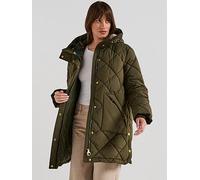 Barbour Kailyn Puffer Jacket, Green, Size 8, Women Green