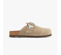 Barbour KYRA CLOSED Mules Sandals in Taupe - UK 7 - Taupe
