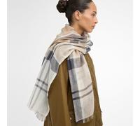 Barbour Ladies Abigail Tartan Scarf - Navy - Size: One Size