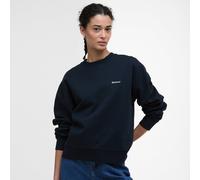 Barbour Ladies Bede Oversized Crew Sweatshirt - Navy - Size: UK18
