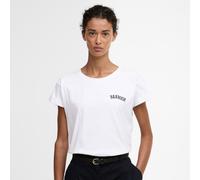 Barbour Ladies Bede T-Shirt - White - Size: UK8