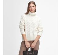 Barbour Ladies Clarence Knitted Jumper - White - Size: UK16