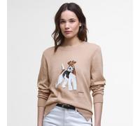 Barbour Ladies Fareham Knitted Jumper - Camel - Size: UK18
