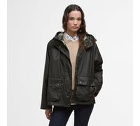 Barbour Ladies Hollies Wax Jacket - Green - Size: UK12