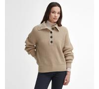 Barbour Ladies Woodside Knitted Jumper - Cream - Size: UK12