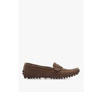 BARBOUR Laire Light Trench Suede Driving Loafers Size: 6, Colour: Taup