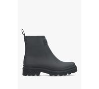 BARBOUR Layla Black Rubber Short Wellington Boots Size: 8, Colour: Bla