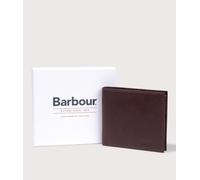 Barbour Lifestyle Mens Colwell Leather Billfold Wallet - Colour: BR52 Brown/Classic - Size: One Size