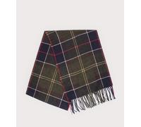 Barbour Mens Barbour Galingale Tartan-Pattern Knitted Scarf Classic