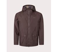 Barbour Lifestyle Mens Hooded Domus Waterproof Jacket - Colour: BR91 Black Oak - Size: Large