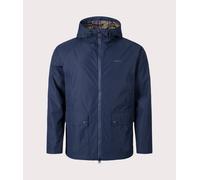 Barbour Lifestyle Mens Hooded Domus Waterproof Jacket - Colour: NY52 Navy/Tartan - Size: XL