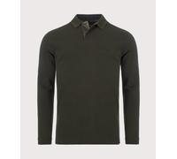 Barbour Lifestyle Mens Long Sleeve Tartan Placket Polo Shirt - Colour: GN91 Forest - Size: XXL