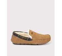 Barbour Men's Monty Slippers in Brown, Size 7, Suede | Charlies