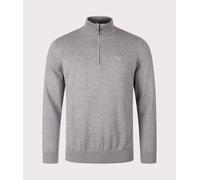 Barbour Lifestyle Mens Cotton Half Zip - Colour: GY52 Grey Marl - Size: Large Large