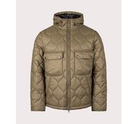 Barbour Re-Engineered Beech Hooded Spey Quilted Jacket - Medium, Beech