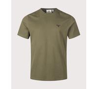 Barbour Lifestyle Mens Regular Fit Essential Sports T-Shirt - Colour: OL54 Mid Olive - Size: Medium