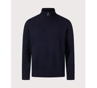 Barbour Lifestyle Mens Holden Patch Elbow Jumper - Colour: NY91 Navy - Size: Large