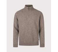 Barbour Lifestyle Mens Holden Patch Elbow Jumper - Colour: OL76 Militar - Size: Medium
