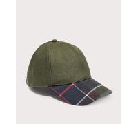 Barbour Lifestyle Mens Roker Sports Woven Cap - Colour: GN55 Forest Green/Classic - Size: One Size