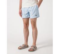 Barbour Lifestyle Mens Staple Logo 5' Swim Shorts - Colour: BU61 Ocean Sky - Size: M/32W