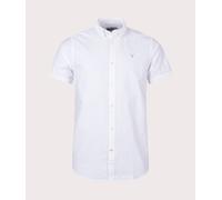 Barbour Lifestyle Mens Tailored Fit Short Sleeve Oxtown Shirt - Colour: WH11 White - Size: XXL