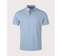 Barbour Lifestyle Mens Tailored Fit Tartan Piqué Polo Shirt - Colour: BR57 Tarn Blue - Size: Medium