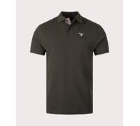 Men's Barbour Tartan Pique Mens Polo - Green - Size: 40/Regular