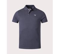 Barbour Lifestyle Mens Tartan Piqué Polo Shirt - Colour: NY51 Navy/Dress - Size: Large