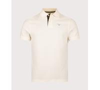 Barbour Lifestyle Mens Tartan Piqué Polo Shirt - Colour: WH71 Whisper White/Classic - Size: XXL