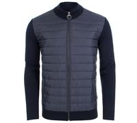 Barbour Lifestyle Mens Zip Through Carn Baffle Hybrid Jacket - Colour: NY91 Navy - Size: Large