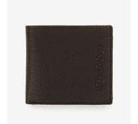 Barbour Logo Leather Billfold Wallet - Black - Size: One Size