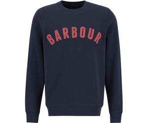 Barbour - Logo Sweatshirt - Prep Logo Crew Neck Sweatshirt Navy/Pink for Men - Size L Navy L