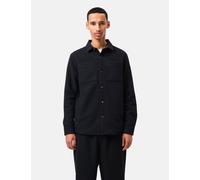 Barbour Marlow Tailored Wool Blend Overshirt - Navy Marl - Navy Blue / M