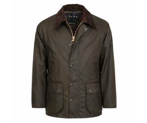 Barbour Men Classic Bedale Wax Coat Olive Green Cotton Cera Jacket MWX0010OL71