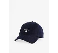 Barbour Mens Barbour Bayfield Corduroy-Cotton Baseball Cap Navy