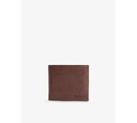 Barbour Mens Barbour Padbury Leather Wallet Dark Brown