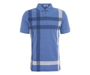 Barbour Men's Blaine Oversized Tartan Polo MML1117BL15 Blue Chambray
