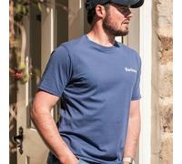 Barbour - Soft and breathable cotton T-shirt - Camber Graphic T-Shirt Oceana for Men - Size L - Blue Blue L