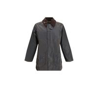 Barbour Men's Classic Waxed Cotton Beaufort Jacket with Corduroy Collar - Black - 36 EU