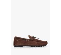 BARBOUR Mens Courage Chocolate Suede Driving Shoes Mens Shoe Size: